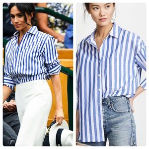 Stateside | striped oxford button down